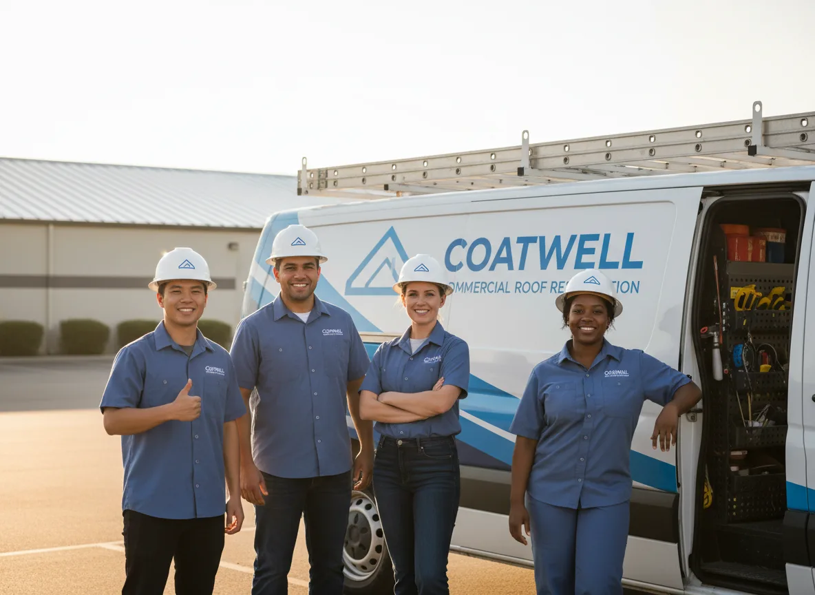 Commercial roof coating company in Lee, IL